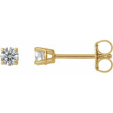 14K Yellow 1/4 CTW Natural Diamond Stud Earrings